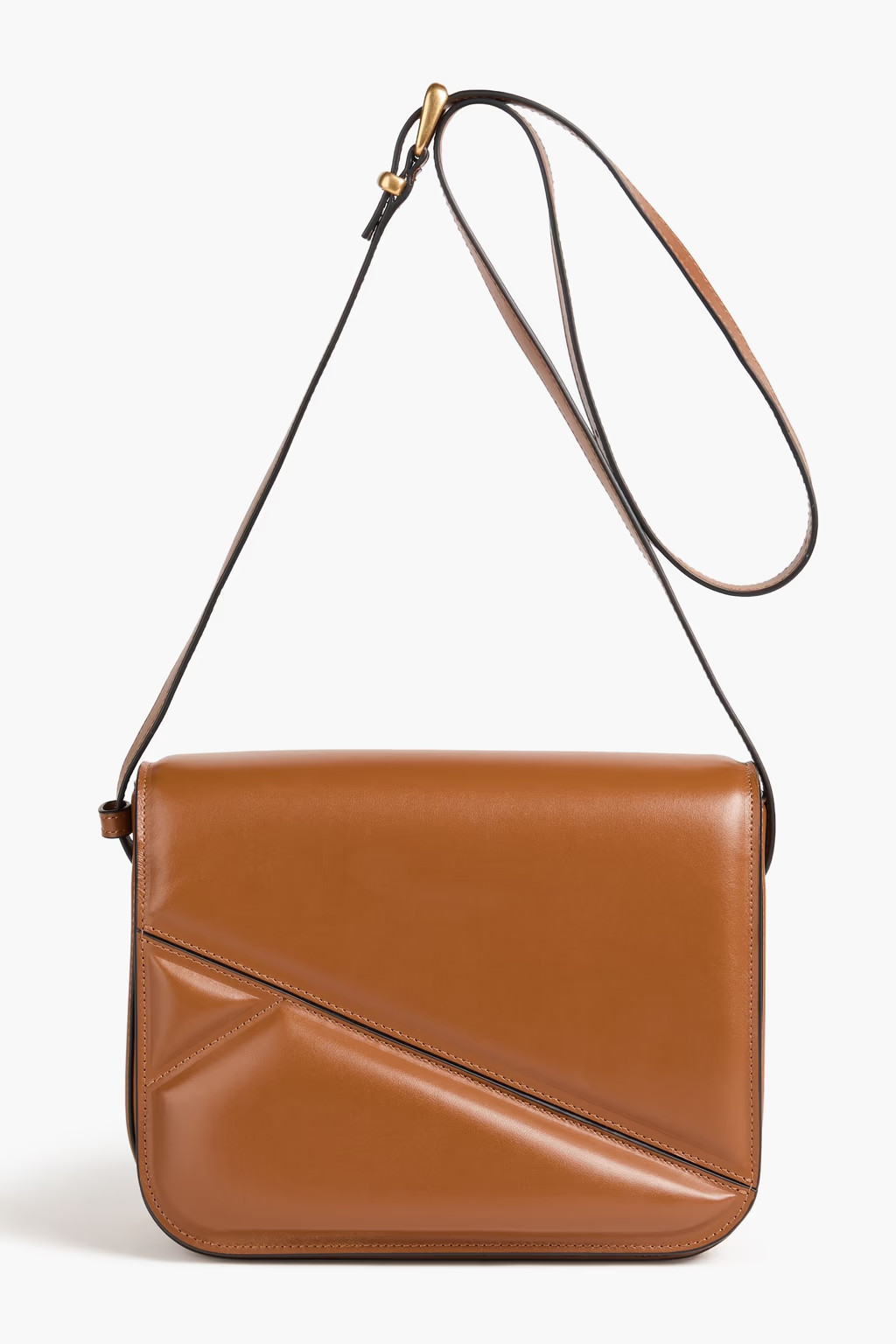 Oscar Trunk medium leather shoulder bag - light brown - One Size | The Outnet (UK and Europe)