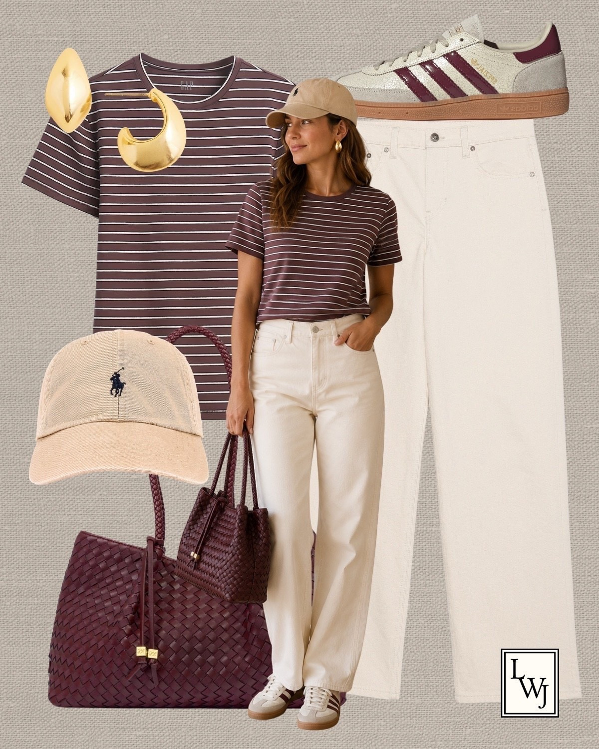 Casual chic transitional fall outfit 

Fall style / casual style / aritzia / banana republic / Katie loxton tote / adidas sneakers / polo Ralph Lauren hat / pop of burgundy

#LTKootd #LTKSeasonal