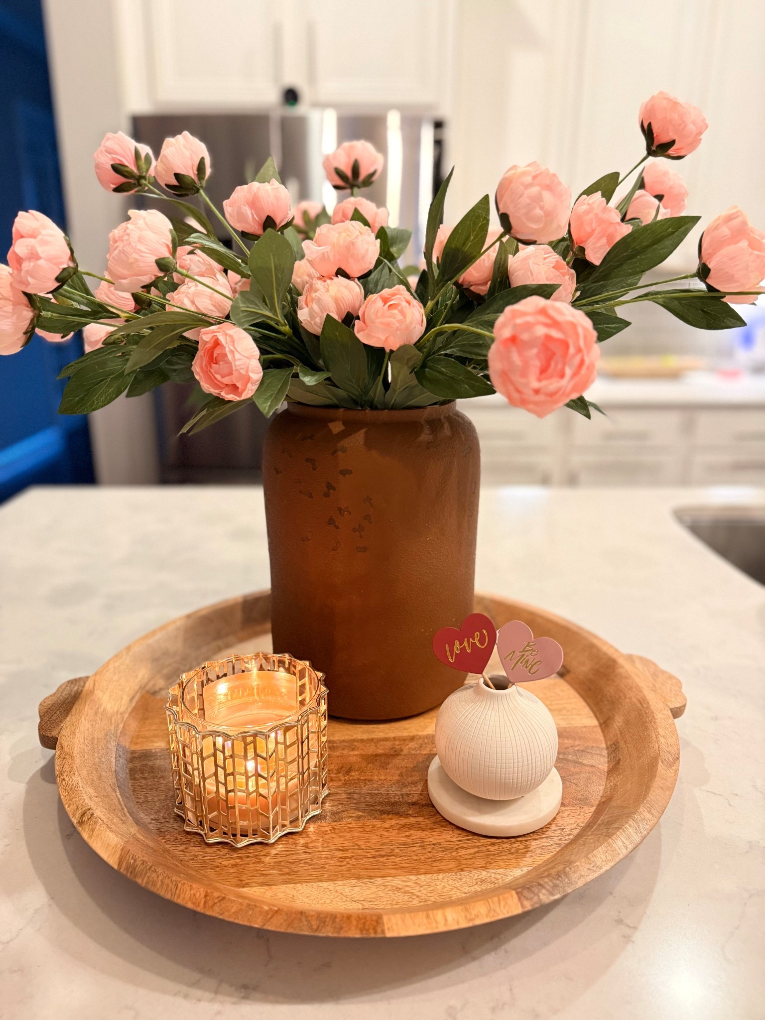 Finally got my peony stems before they sold out. And they were on sale!! 🙌  I used 12 stems in this vase. Might swipe this vase out for a white one, but for now this one will work. 💖

#LTKValentine #LTKSaleAlert #LTKHome