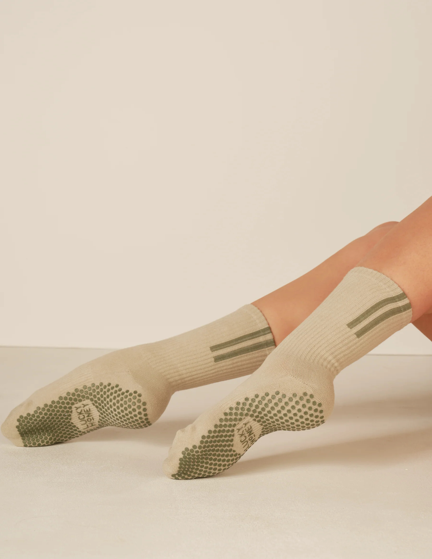 The Lucky Stripe Grip Sock | LUCKY HONEY