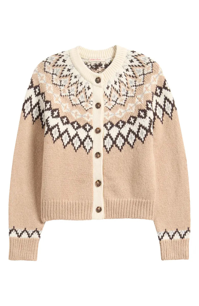 Fiorella Fair Isle Cardigan | Nordstrom