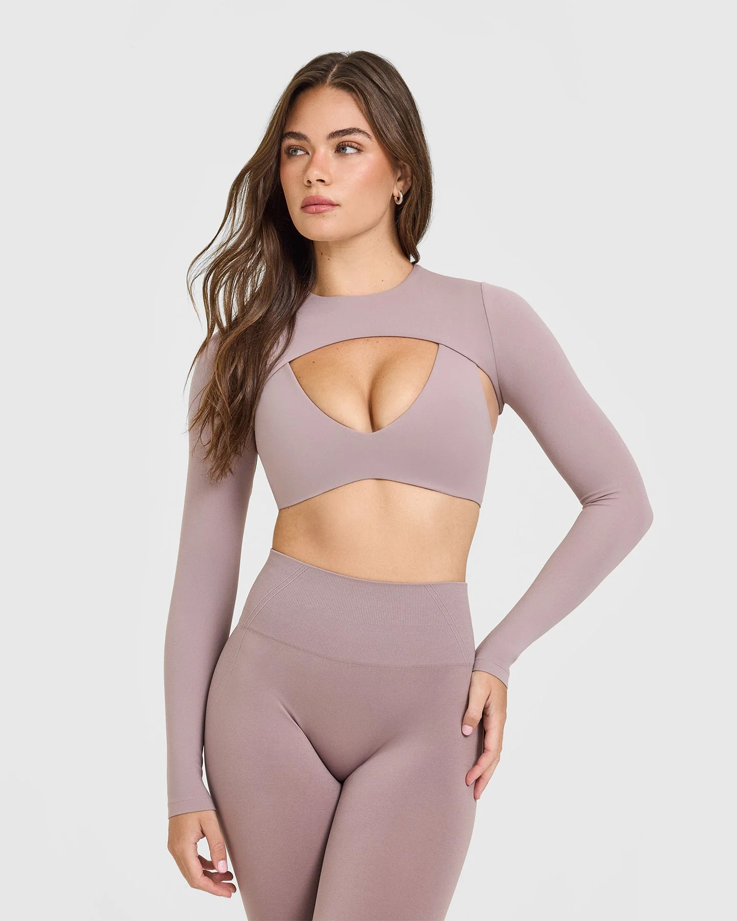 SoftMotion\u2122 Shrug Cover with White Logo | Dusty Purple | Oner Active (UK / US)