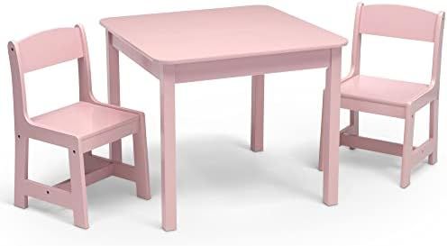 Pink Table + Chairs Set | Amazon (US)