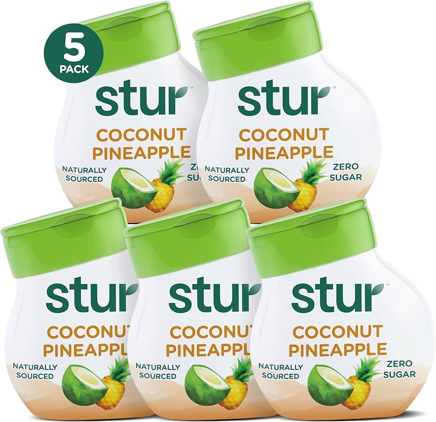 Stur Liquid Water Enhancer | Coconut Pineapple | Naturally Sweetened | High in Vitamin C & Antiox... | Amazon (US)