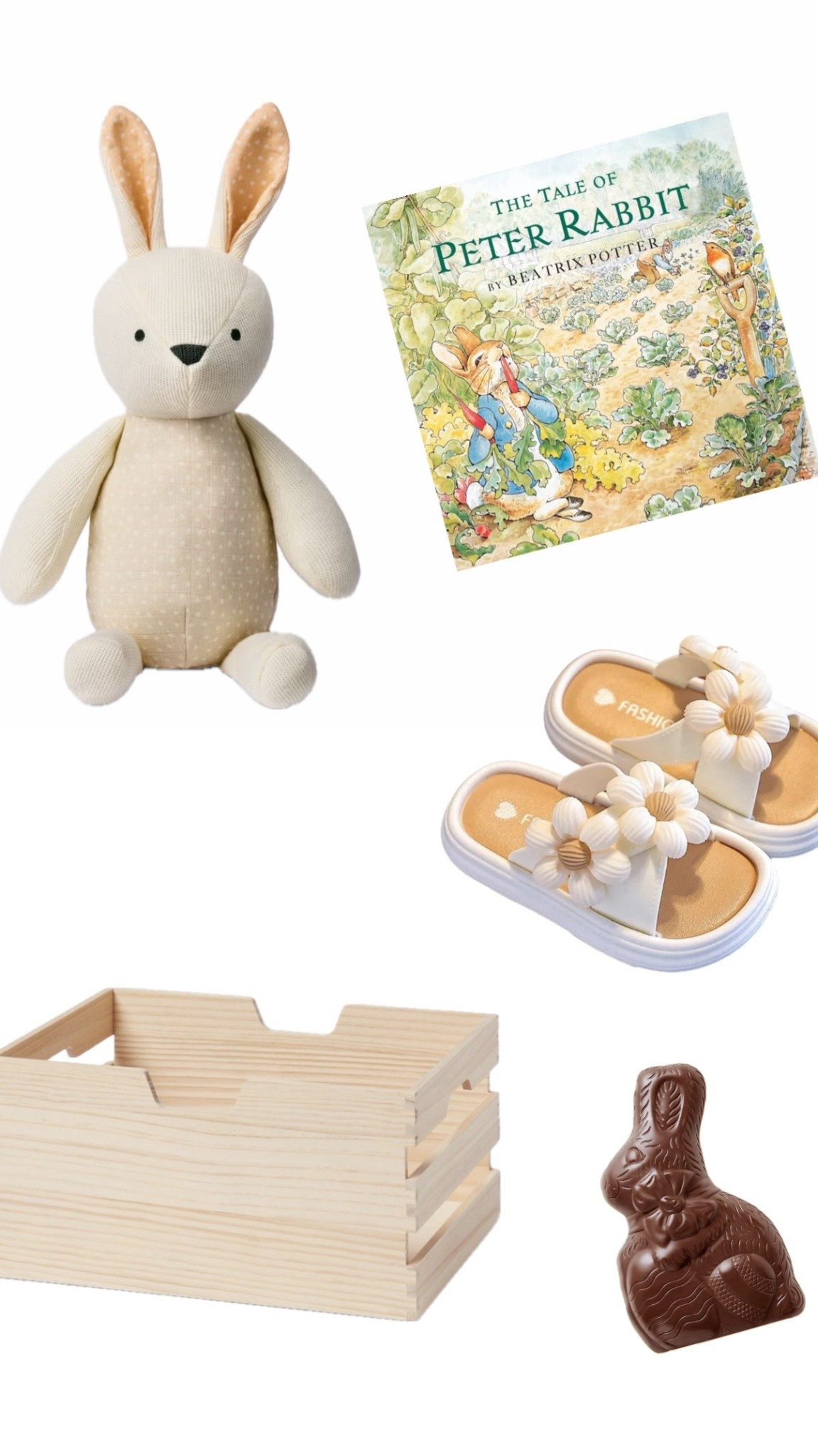 Easter basket filler ideas for little ones. 
- board book
- stuffy
- spring sandals
- candy
- craft
- board game 

#LTKSeasonal #LTKKids #LTKmomlife