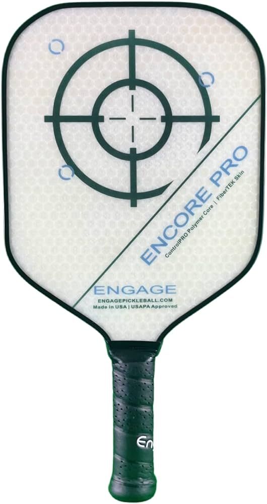 Engage Encore Pro Pickleball Paddle | USAPA Approved | Textured FiberTEK Fiberglass Face & Contro... | Amazon (US)