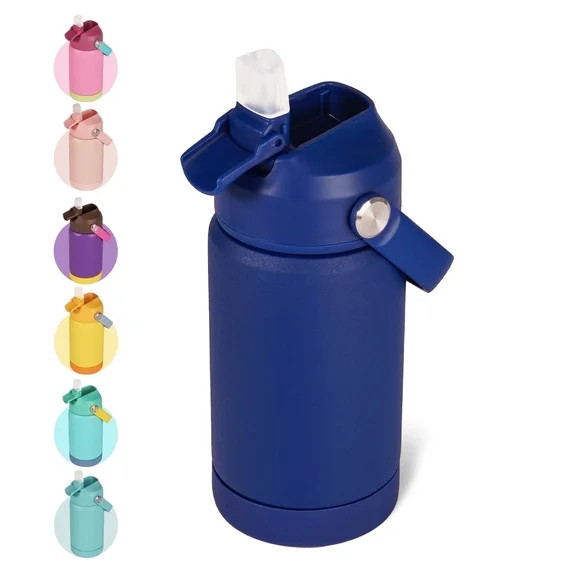 Hawsaiy 12oz Kids Insulated Water Bottle with Straw Lid, Leak-Proof Stainless Steel BPA-Free Ther... | Walmart (US)
