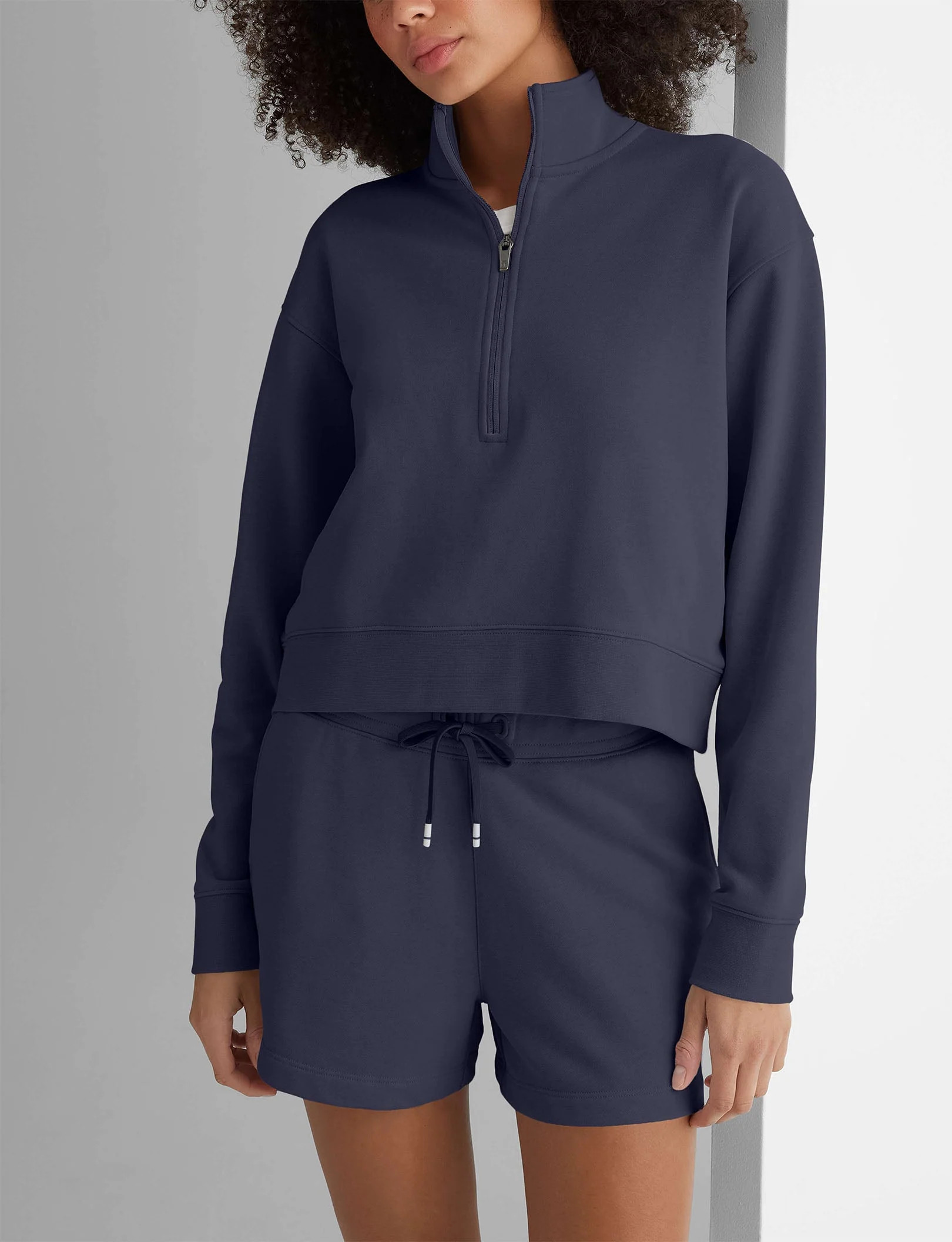 Women's French Terry Half-Zip Sweatshirt | Tommy John