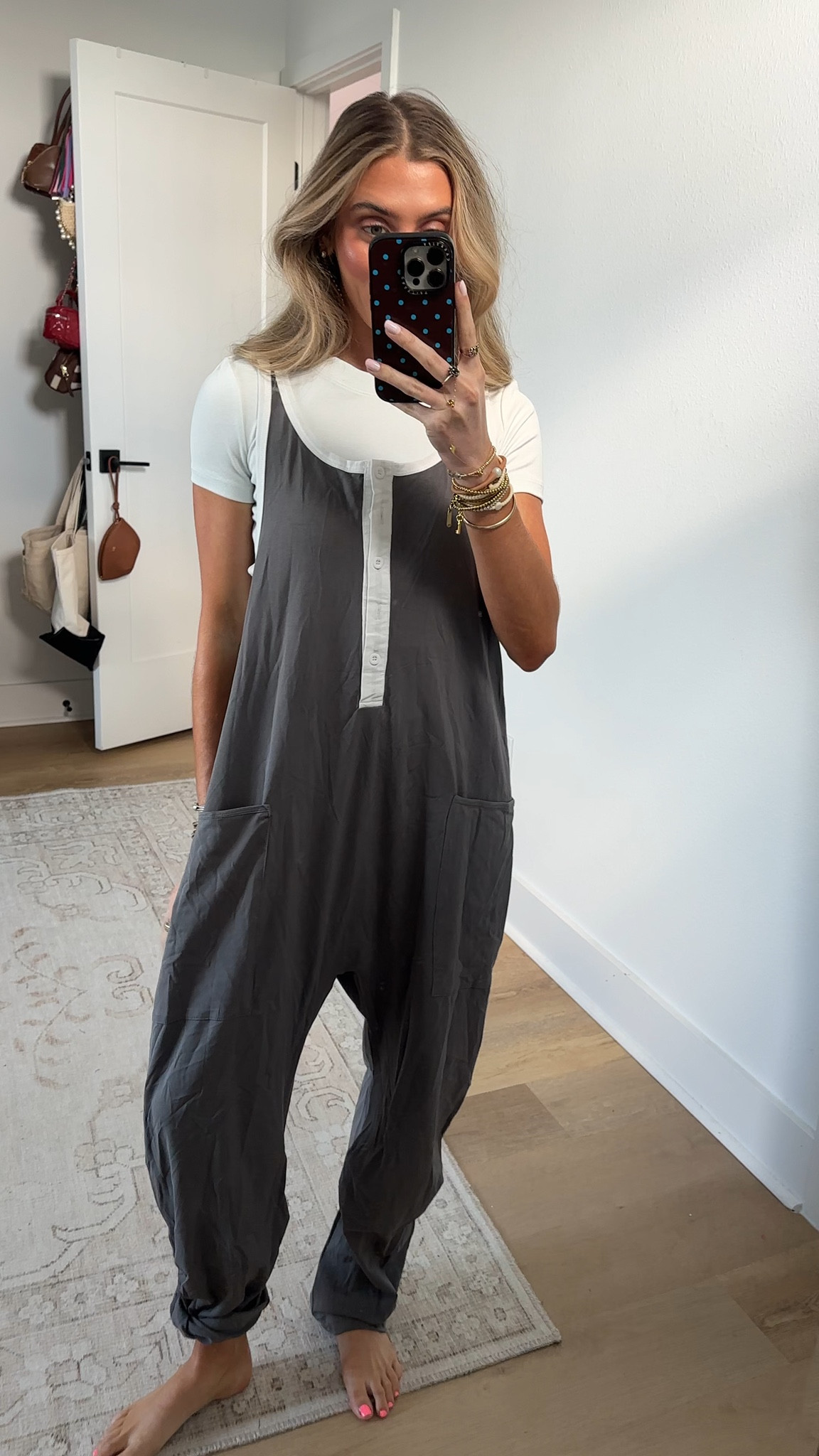 Amazon size small Women's Casual Harem Overalls Sleeveless Jumpsuit Romper with Pockets Adjustable Straps Loose Fit Summer

#LTKootd #LTKTravel #LTKSaleAlert