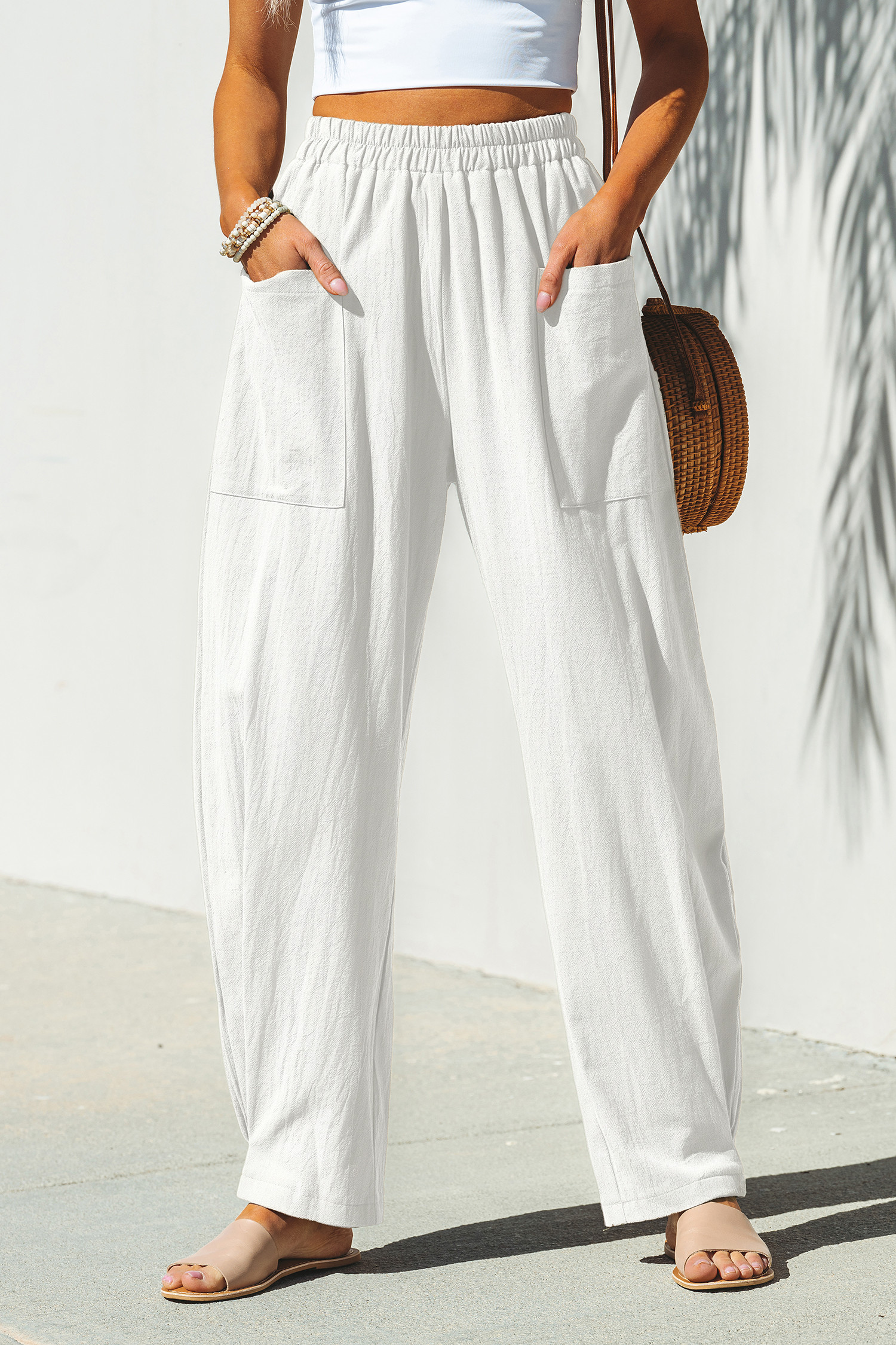 Seaside Escape White Pants | Laid-Back Style | Cupshe | Cupshe US