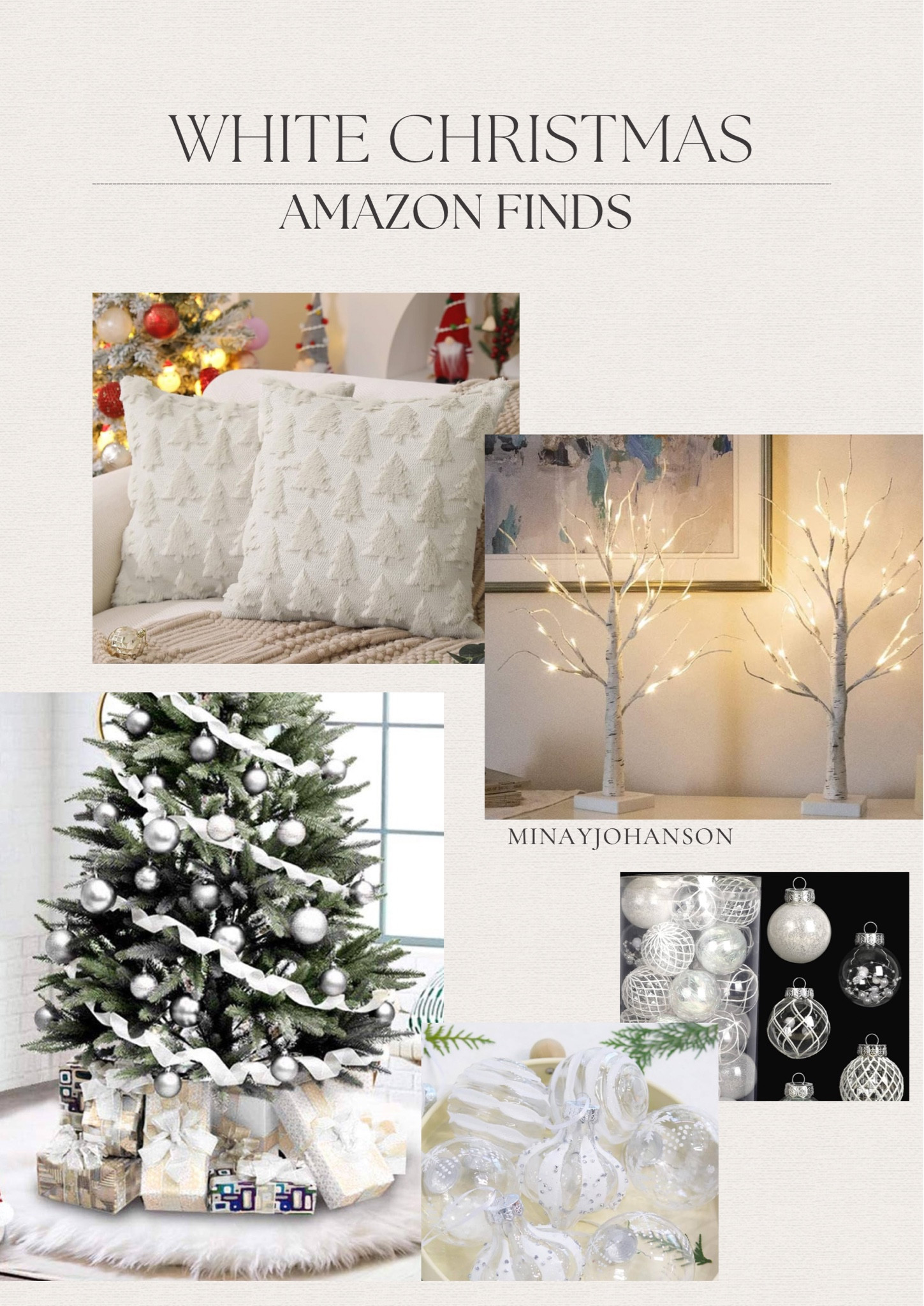 White Christmas Decoration❄️ 

Christmas decoration| Christmas tree | Christmas decor Amazon| Amazon finds | holiday decor | white Christmas decor| throw pillow| tree decoration| Christmas tree skirt| 

#LTKHoliday #LTKSaleAlert #LTKSeasonal