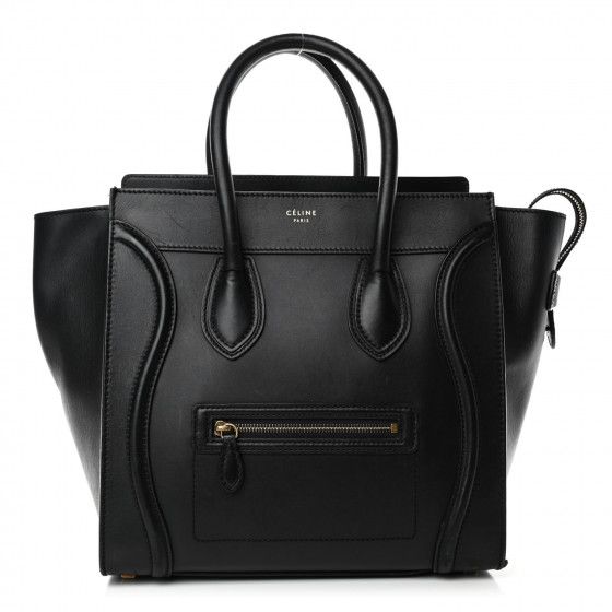 CELINE

Smooth Calfskin Mini Luggage Black | Fashionphile