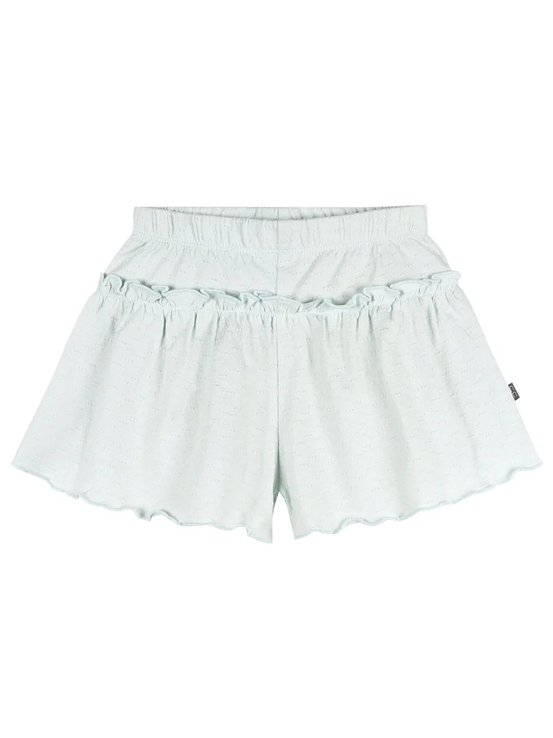 Modern Moments by Gerber Baby and Toddler Girl Organic Loose Ruffled Skirted Short, Sizes 0/3 Mon... | Walmart (US)
