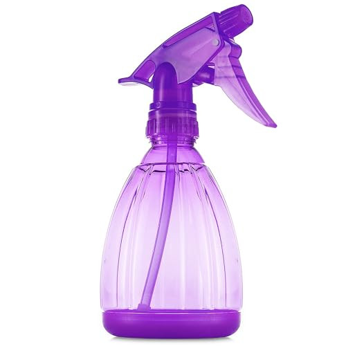DilaBee Spray Bottles (12 Oz) Water Spray Bottle for Hair, Plants, Cleaning Solutions, Cooking, BBQ, Squirt Bottle for Cats - Empty Spray Bottles - BPA-Free - Multicolor (Purple, 1 Pack) | Amazon (US)