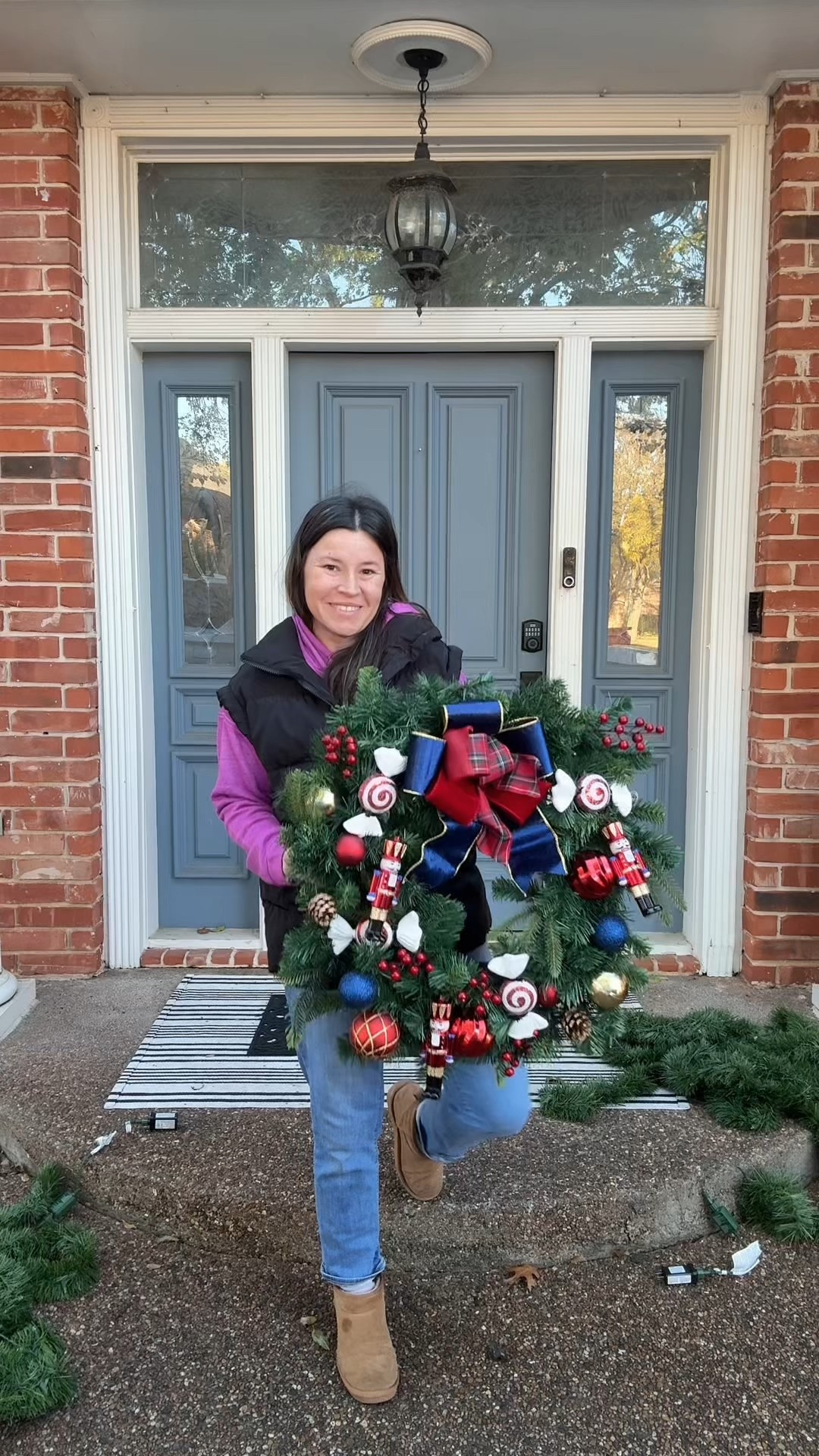 Decorate the porch with me! I love a good before and after, especially when it’s done on a budget. 

Most of this look came together with Dollar Tree finds, a few Walmart staples, and some simple DIY touches to make it feel magical using ornaments, garland, and little trees we already had.

If you’re working on your outdoor decor this week, save this for inspo and follow @makingfrugalfun for more frugal holiday ideas, easy DIYs, and home projects that make a big impact without a big price tag.

#christmasdecor #holidaydecor #outdoordecor #frugalhome #frugalliving #budgetdecor #holidayporch #christmasporch #decoratewithme #beforeandafter #holidayinspo #christmasideas

#LTKHome #LTKHoliday