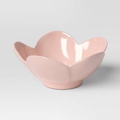 14oz Figural Flower Snack Bowl Pink - Room Essentials™ | Target