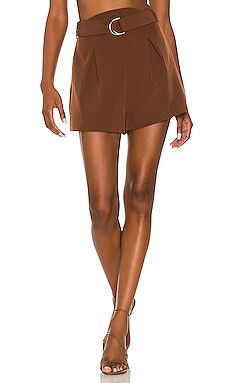 Camila Coelho Maricela Short in Dark Chocolate from Revolve.com | Revolve Clothing (Global)