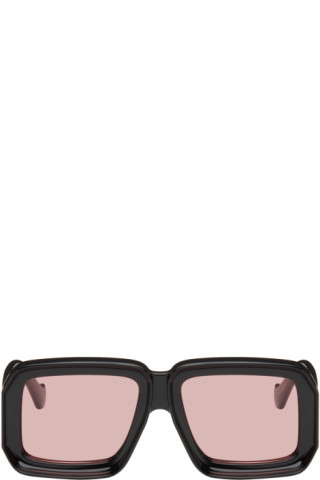 Black Paula's Ibiza Diving Mask Sunglasses | SSENSE