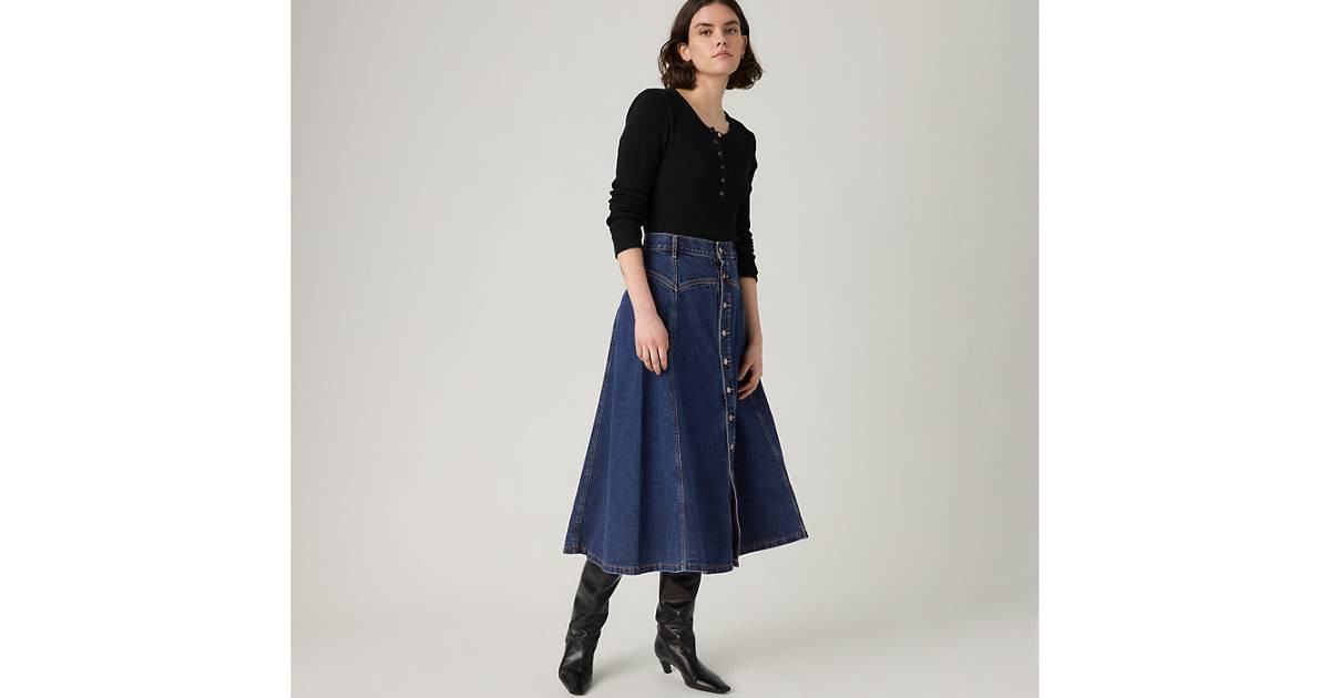 Yoked Western Skirt | Levi's US