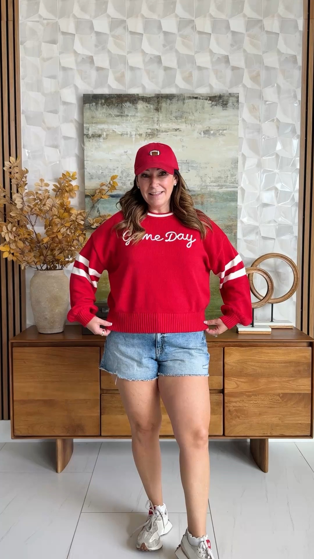 Football season is BACK and this Game Day sweater is such a cute one! ❤️🏈 Love it with denim shorts now, then jeans once we finally get some cooler weather. 🔗👇

Wearing sweater tts, L and shorts tts, L

#LTKSeasonal #LTKOver40 #LTKMidsize
