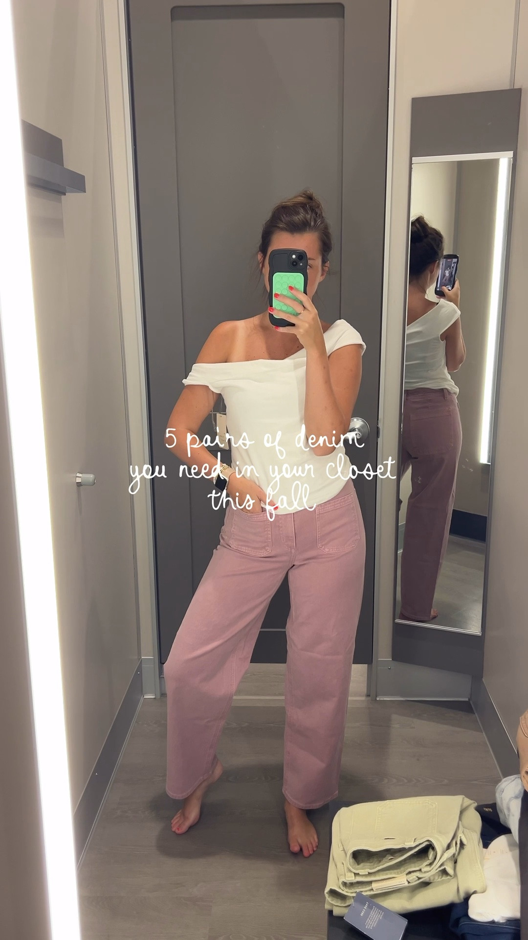 // 5 pairs of denim you need in your closet this fall!! straight leg, barrel and wide leg 🤍 //

#LTKgrwm #LTKootd #LTKSeasonal