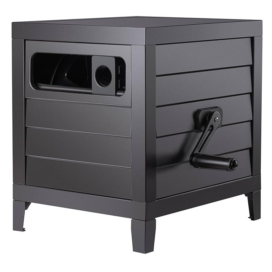 Metal Garden Hose Reel Deck box, Durable Steel Garden Hose Storage Box Cabinet, 150ft 5/8" Garden... | Amazon (US)