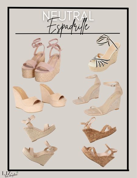 These nude espadrilles are a great neutral shoe for any outfit you can imagine.  They pair well with a spring dress or a baby shower outfit.  They are a a great look for a wedding guest outfit or a date night outfit 

#LTKshoecrush #LTKFind #LTKSeasonal