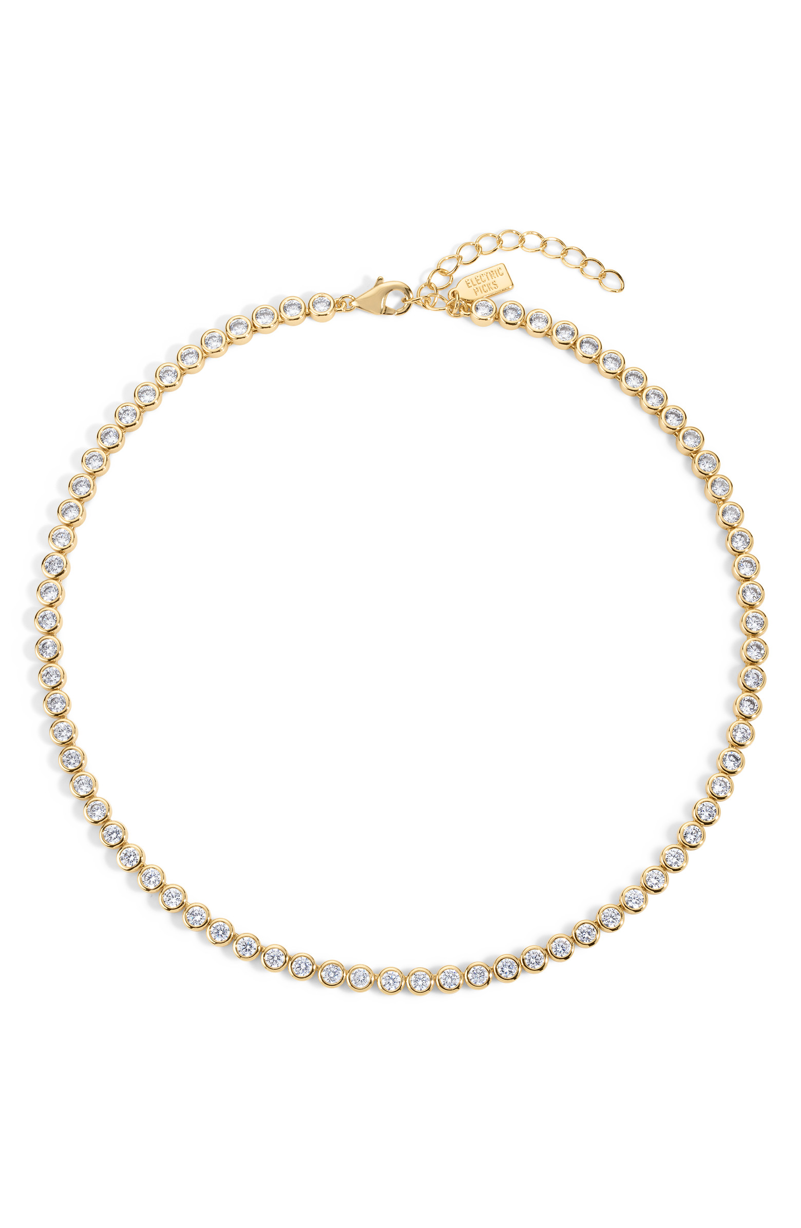 Jewel Bezel Tennis Necklace | Nordstrom