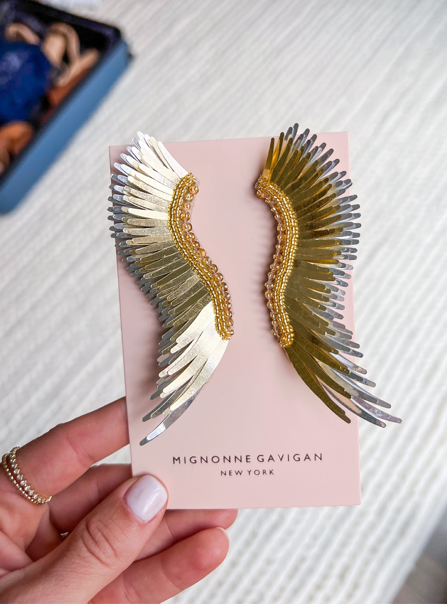 I’ve been eyeing this pair of Mignonne Gavigan Madeline Earrings for a while and decided to finally buy them this week. You can get 20% off these earrings from Neiman Marcus right now, and free shipping and returns!

#LTKsalealert #LTKSeasonal