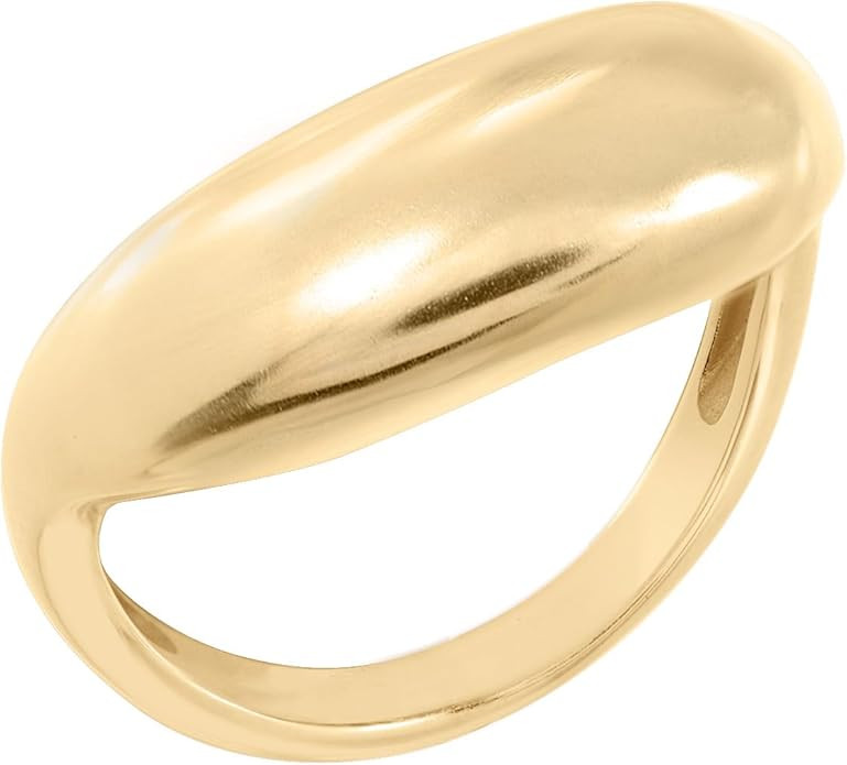 Amazon Essentials Brass Sculptural Ring | Amazon (US)
