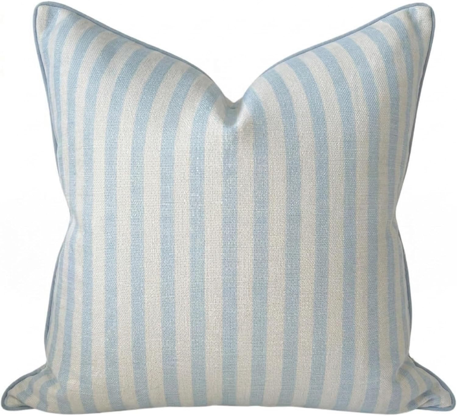 Jillien Harbor Throw Pillow for Home Harvey Seersucker Style Pillow Cover Coastal Grandmother Pillow Cover 20" x 20" | Amazon (US)