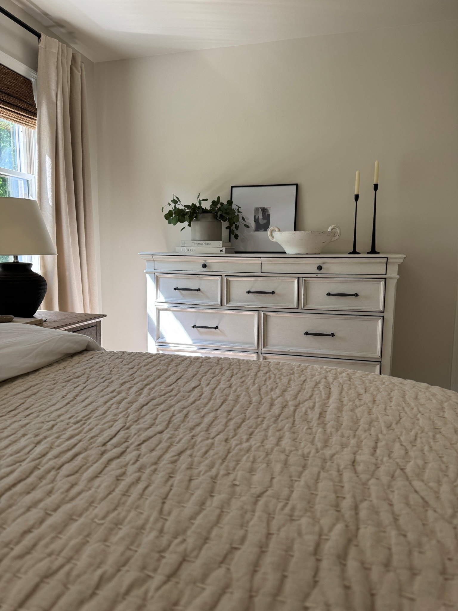 Master bedroom dresser styling 

*Can’t link the bowl from Homegoods*

#LTKHome