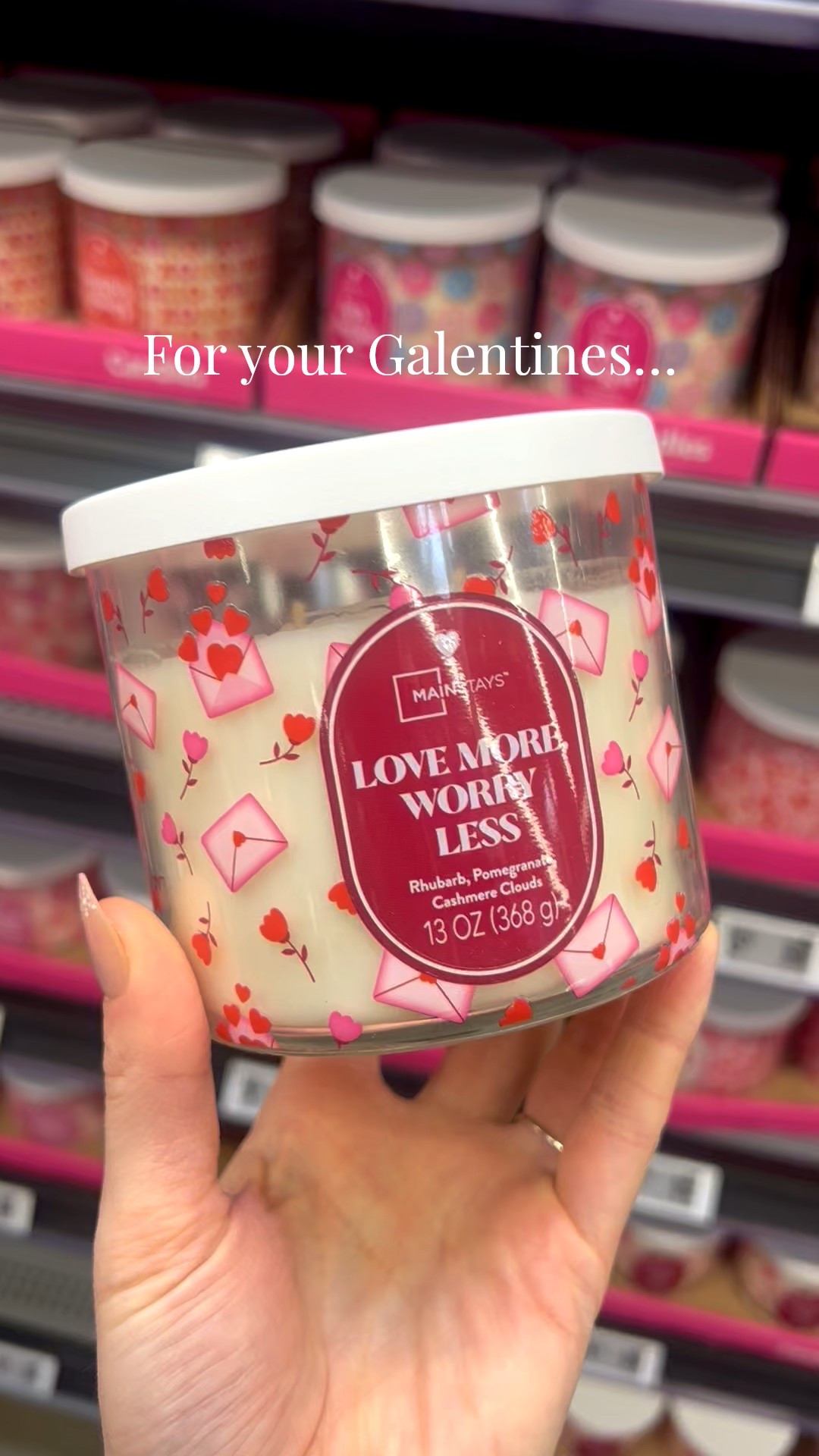 Fun candles at Walmart for valentines gifting (or to treat yourself!) 🩷😍

#LTKFindsUnder50 #LTKHome #LTKSeasonal