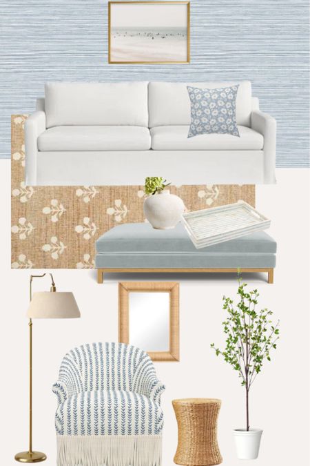 Serena & Lily inspired living room- dupes look for less 

#LTKhome
