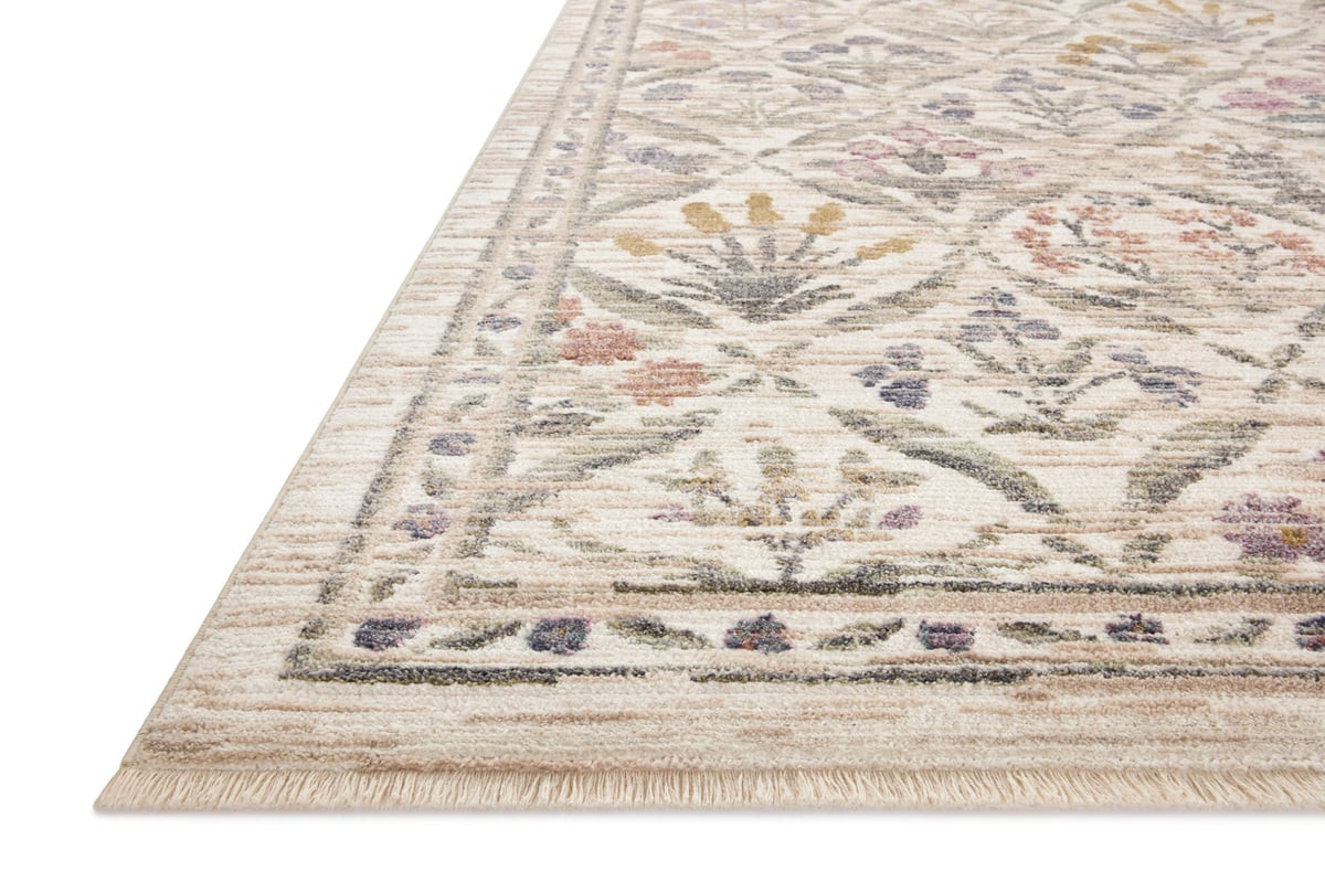 Provence PRO-03 Ivory Printed Area Rug | Rugs Direct