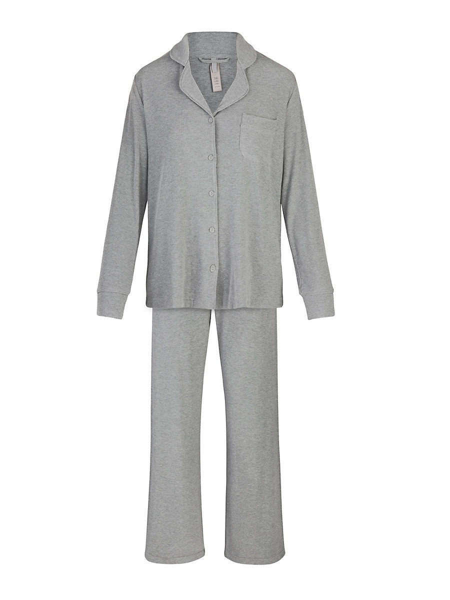 Women's Soft Lounge Sleep Set - Heather Gray - Size Small | Saks Fifth Avenue