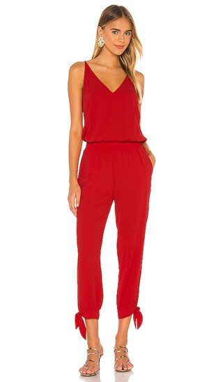 Seville Jumpsuit in Lipstick | Revolve Clothing (Global)