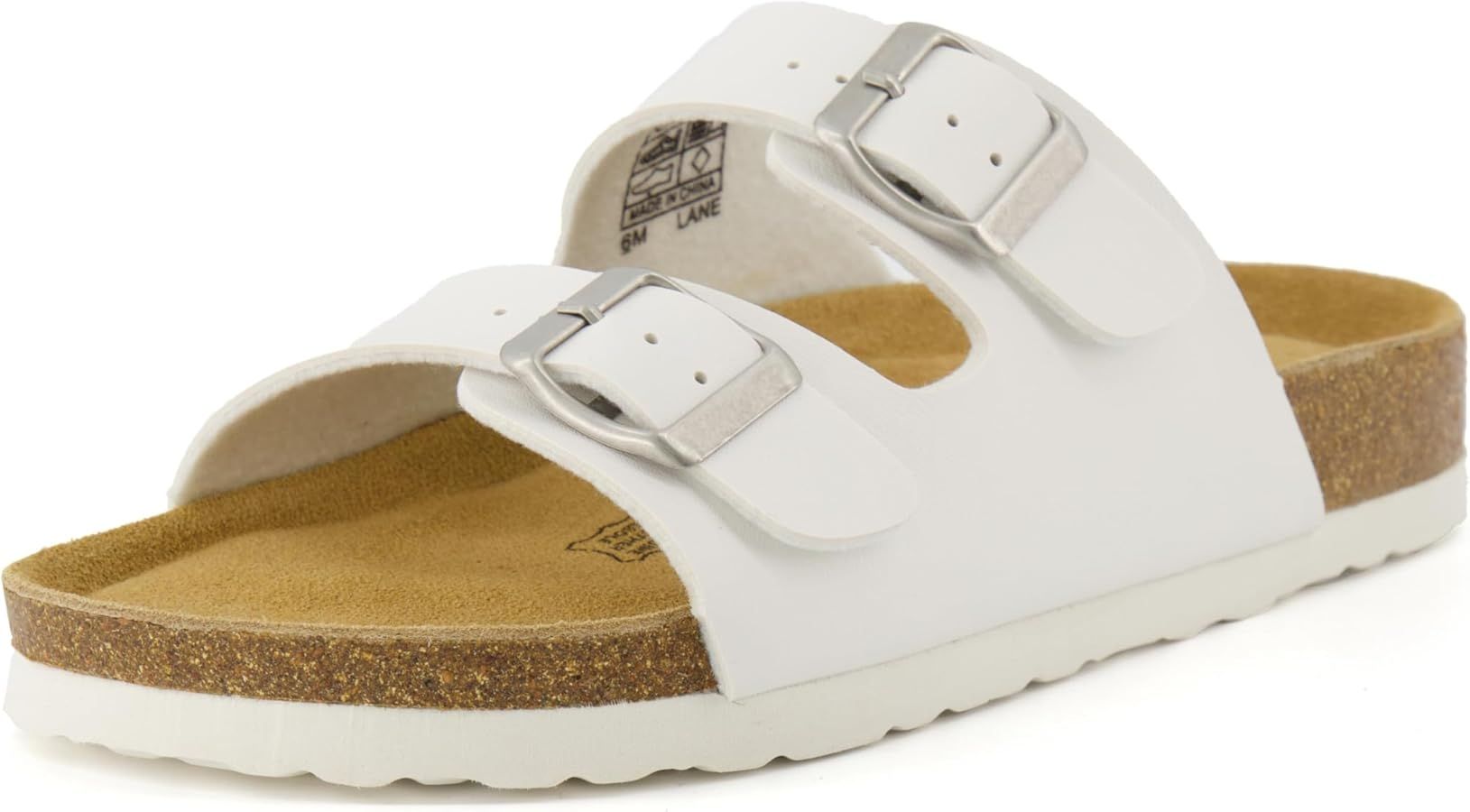 CUSHIONAIRE Women's Lane Cork Footbed Sandal With +Comfort | Amazon (US)