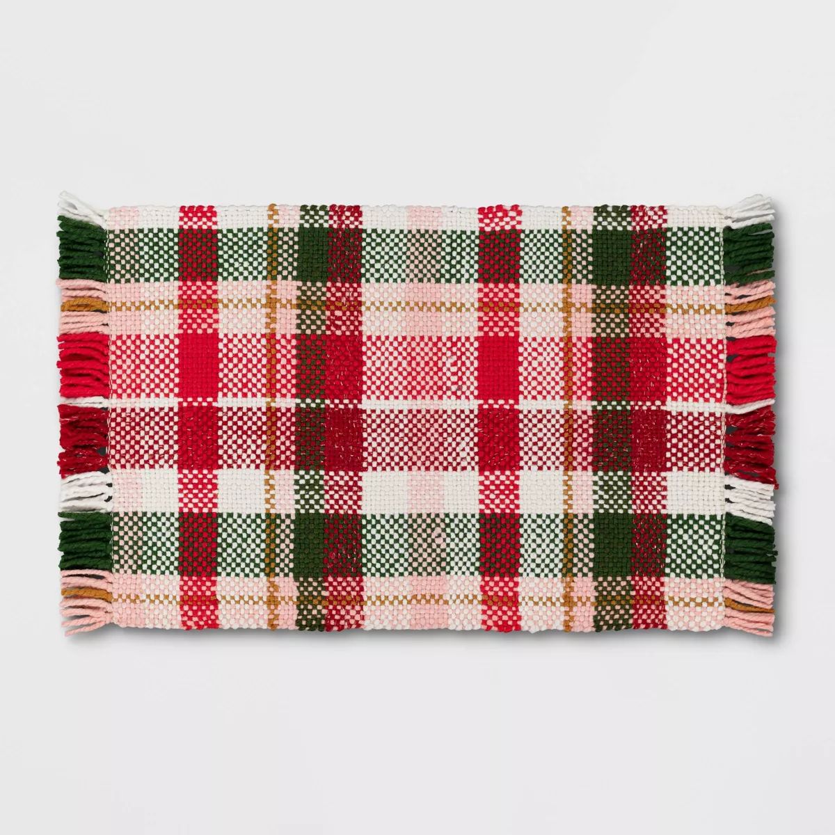 1'8"x2'10" Plaid Rectangle Handmade Woven Indoor Accent Rug - Threshold™ | Target