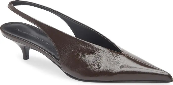 Proenza Schouler Slash Pointed Toe Slingback Pump (Women) | Nordstrom | Nordstrom