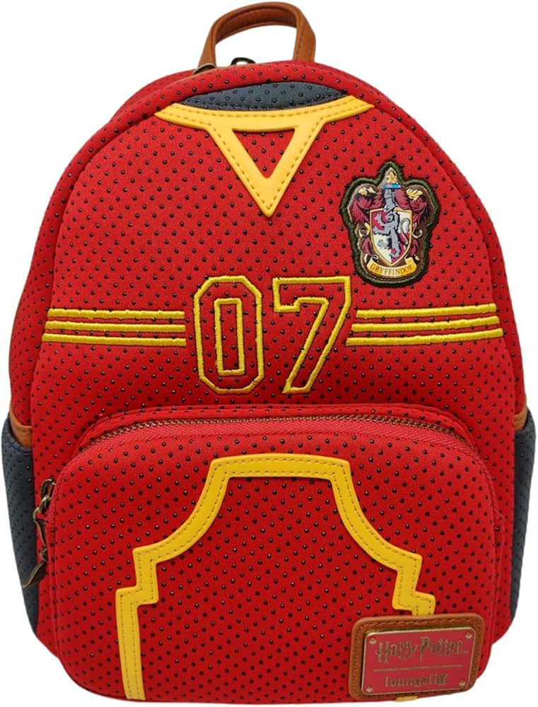 Loungefly Harry Potter Quidditch Uniform Cosplay Double Strap Shoulder Bag Purse | Amazon (US)