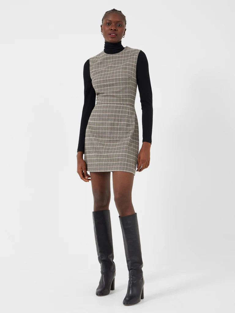 Amati Check Sundae Dress | French Connection (US)