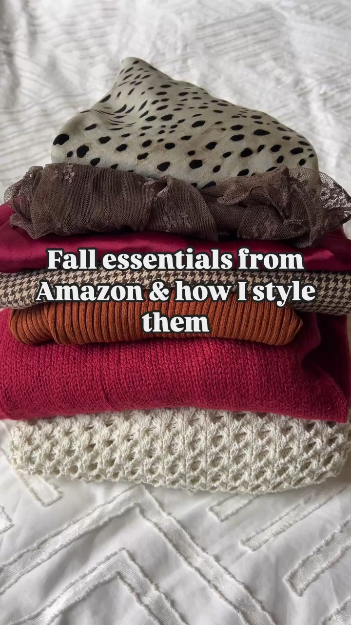 Amazon fall essentials 🍁 #amazonfashion #midsizefashion #styling #basics