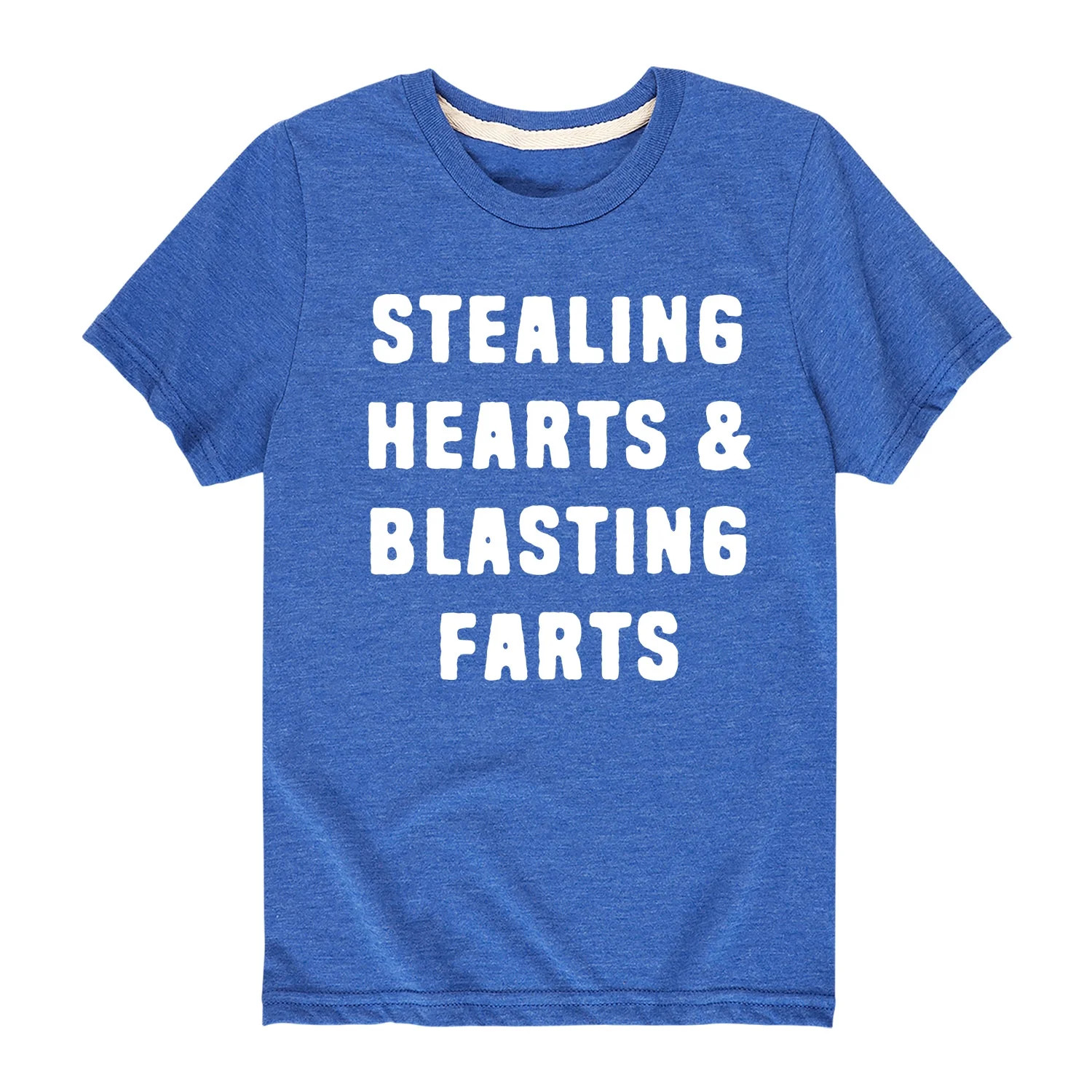Instant Message - Stealing Hearts And Blasting Farts - Valentine's Day - Youth Short Sleeve T-Shi... | Walmart (US)