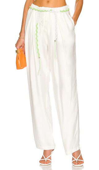 Abi Pant in White | Revolve Clothing (Global)