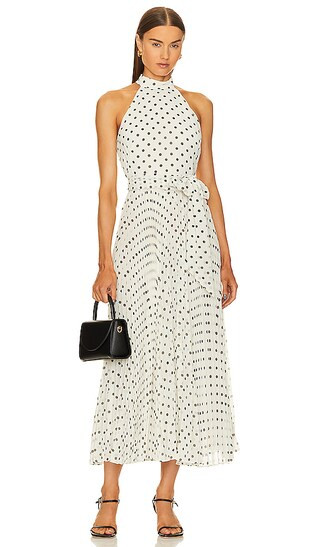 Sunray Picnic Dress in Cream & Black Dot | Revolve Clothing (Global)