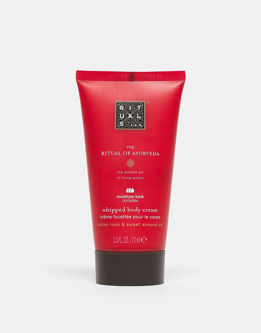 The Ritual of Ayurveda Sweet Almond Oil & Indian Rose Whipped Body Cream 70ml-No colour | ASOS (Global)