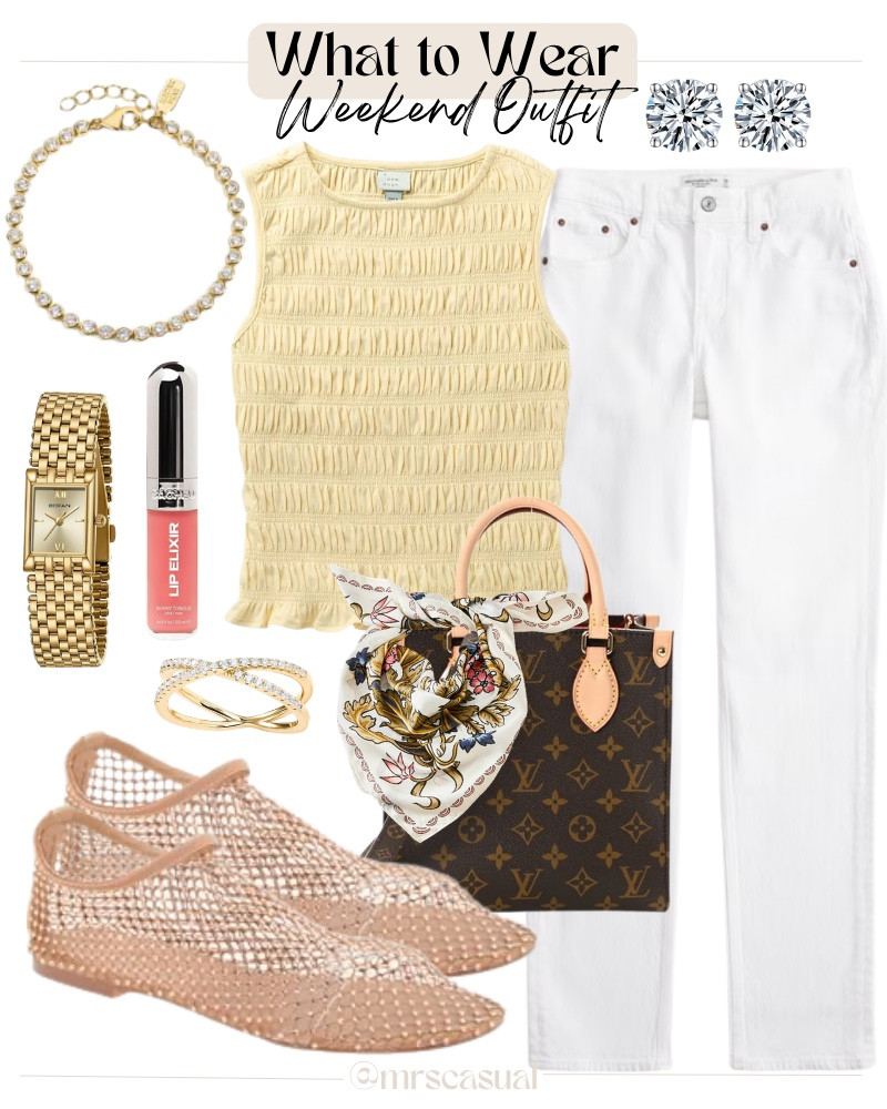 Weekend outfit formula = pretty top + white denim + cute flats 🤍 Simple but always works 👏 🔗⬇️

#LTKootd #LTKmomlife #LTKSeasonal