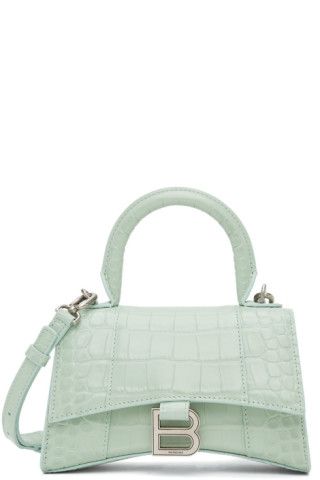 Green XS Hourglass Bag | SSENSE