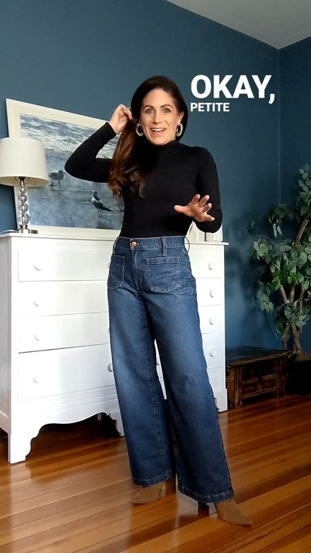 These jeans are SO good! And on sale (25% off thru 3/25) - My full length style is selling out fast, but they also have a cute as can be cropped variation. They are ideal for petites!

#LTKstyletip #LTKVideo #LTKsalealert